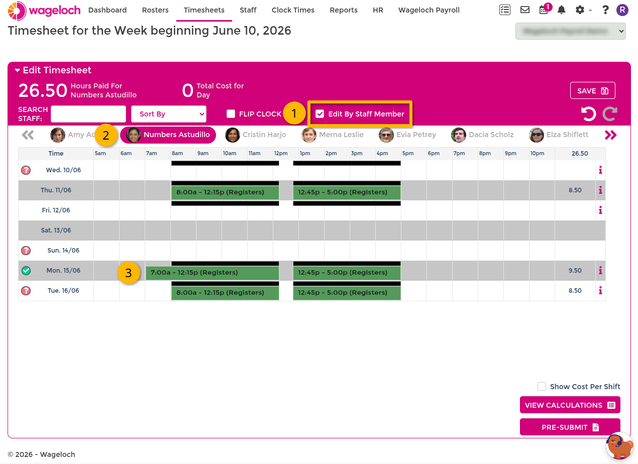 Edit by Staff Member review process