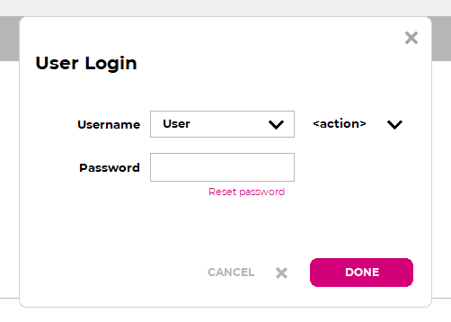 Add user and first login prompt