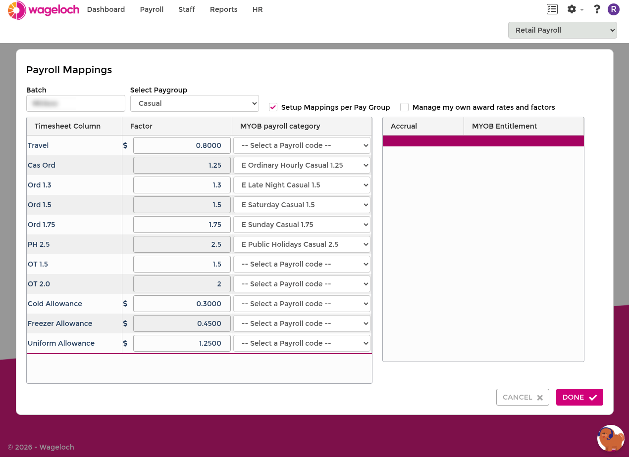 Payroll mappings overview