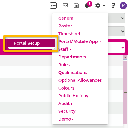 Open portal setup